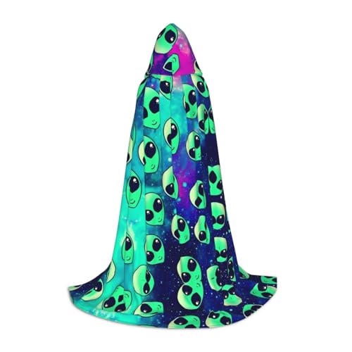LGHHGY M Unisex Erwachsene Halloween Kapuzenumhang - Grünes Alien Volldruck Kostüm für Party Karneval Comic Ausstellung LGHHGY M Unisex Erwachsene Halloween Kapuzenumhang - Grünes Alien Volldruck Kostüm für Party Karneval Comic Ausstellung von LGHHGY