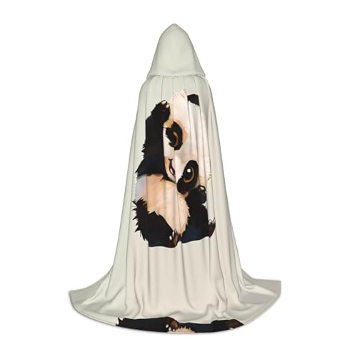 S Unisex Erwachsene Halloween Kapuzen Umhang Niedlicher Kleiner Panda Volldruck Kostüm für Party Karneval Comic Ausstellung S Unisex Erwachsene Halloween Kapuzen Umhang Niedlicher Kleiner Panda Volldruck Kostüm für Party Karneval Comic Ausstellung von LGHHGY