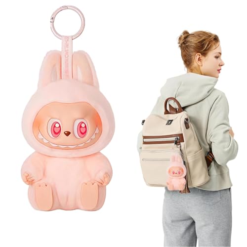 LGHLJYJG Labubu Monster Keychain, 17CM Labubu Have a Seat Monster, Geschenke für Jungen und Mädchen (B) von LGHLJYJG