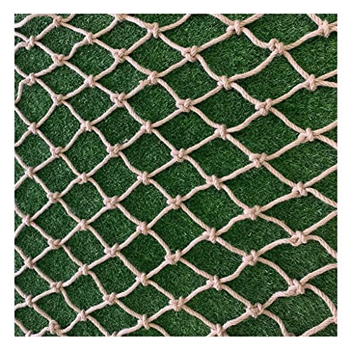 LGHLZGVF Garten Netz Sicherheitsnetz Dekoratives Seilnetz, Treppenbalkon Kindergeländer Sicherheitsnetz, Ladungsfallschutznetz(10X10cm,2x2m(6.56X6.56ft)) von LGHLZGVF