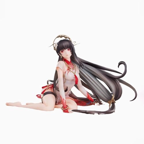 14 cm, Grauer Rabe: Straffende rote Seide, Frühlingspavillon, Actionfiguren, PVC-Material, Statue, geeignet als Geschenk 14 cm, Grauer Rabe: Straffende rote Seide, Frühlingspavillon, Actionfiguren, PVC-Material, Statue, geeignet als Geschenk von LGJFDL