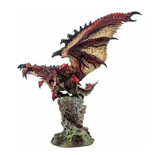 22 cm Monster Hunter Velkhana Actionfigur, PVC-Charakter, Modell, Dekoration, Statue, Geschenke, Sammlerstücke (blau) von LGJFDL