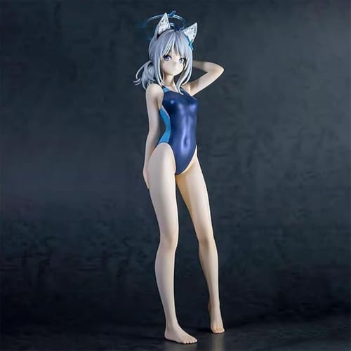 LGJFDL Amau AKO Actionfigur aus PVC, 23 cm, Blau, Dekoration, Statue, Geschenke, Sammlerstücke von LGJFDL