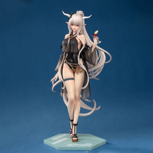 LGJFDL Arknights Angelina Actionfiguren, PVC-Material, geeignet für Geschenke, 25 cm, Rot von LGJFDL
