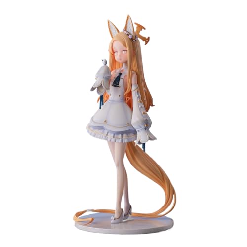 LGJFDL Blue Archive Yurizono Seia Figur 1/7 Gesicht mit Ersatz-Anime-Spielfiguren, PVC, Desktop-Ornamente, Fans, Geschenke, 16,3 cm von LGJFDL