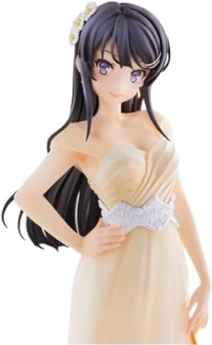 LGJFDL LGJFDLLGJFDLjima MAI Boda Ver. Figura de acción 1/7/figura Figura de Anime/Modelo de Personaje Pintado/Modelo de Juguete/PVC/artículo de colección de Anime 22 cm/8,7 Pulgadas von LGJFDL