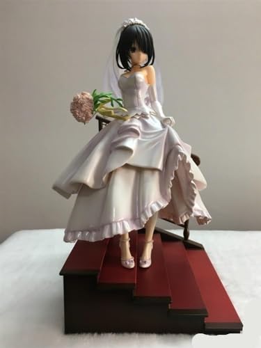 LGJFDL LGJFDLTokisaki Kurumi - 1/7 - Wedding Ver.- Figura de Anime/Modelo de Personaje Pintado/Modelo de Juguete/PVC/artículo de colección de Anime 23m/9.1in von LGJFDL