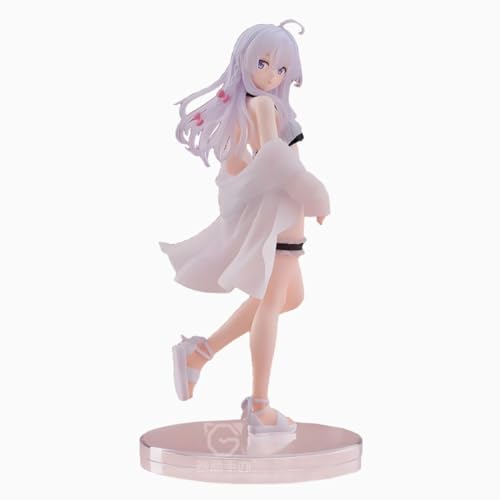 LGJFDL Wandering Witch: The Journey of Elaina Anime-Actionfigur, PVC-Charakter, Modell, Dekoration, Statue, Geschenke, Sammlerstücke, 20 cm LGJFDL Wandering Witch: The Journey of Elaina Anime-Actionfigur, PVC-Charakter, Modell, Dekoration, Statue, Geschenke, Sammlerstücke, 20 cm von LGJFDL