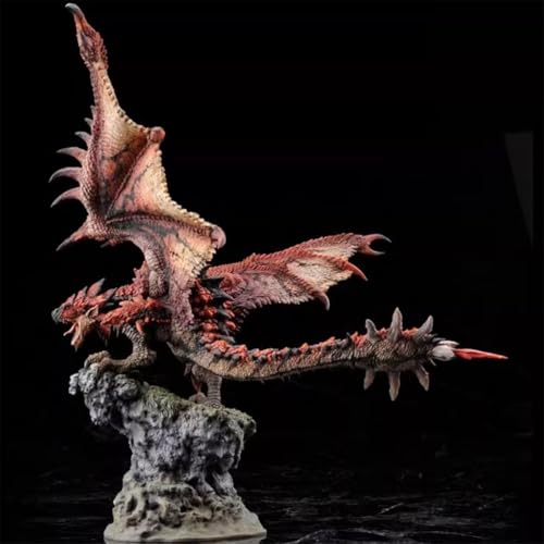 Monsterjäger männlicher Feuerdrache Actionfigur, PVC-Charakter, Modell, Dekoration, Statue, Geschenke, Sammlerstücke, 22 cm von LGJFDL