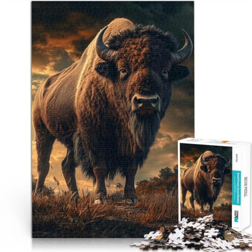 Analyse und Logik Haltung des Bisons 1000-teilige Puzzles für Erwachsene 26x38cm Lernspiel für Geburtstag, Weihnachten ab 14 Jahren Analyse und Logik Haltung des Bisons 1000-teilige Puzzles für Erwachsene 26x38cm Lernspiel für Geburtstag, Weihnachten ab 14 Jahren von LGNBTGM