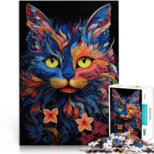 Anspruchsvoll, Aber lustig und humorvoll Katzenkunst 1000-Teile-Puzzle für Teenager 26x38cm Wohnkunstdekor für ab 14 Jahren Anspruchsvoll, Aber lustig und humorvoll Katzenkunst 1000-Teile-Puzzle für Teenager 26x38cm Wohnkunstdekor für ab 14 Jahren von LGNBTGM
