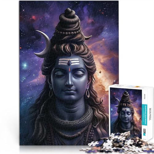 Anspruchsvoll, Aber lustig und humorvoll Kosmischer Herr Shiva 1000-Teile-Puzzle für Teenager 26x38cm Kunstwerk Geschenk Anspruchsvoll, Aber lustig und humorvoll Kosmischer Herr Shiva 1000-Teile-Puzzle für Teenager 26x38cm Kunstwerk Geschenk von LGNBTGM