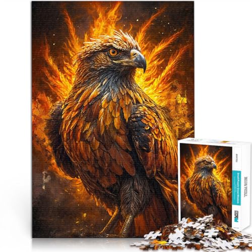 Anspruchsvolles Spiel und Familienspaß Adler in Flammen Puzzle 2000 Teile für Jugendliche 70x100cm Kunstwerk Geschenk von LGNBTGM