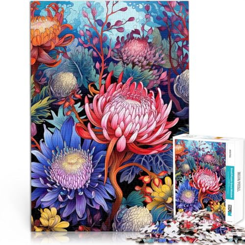 Anspruchsvolles Spiel und Familienspaß Australische Ureinwohner Puzzle 1000 Teile für Erwachsene 26x38cm Wichtelgeschenke von LGNBTGM