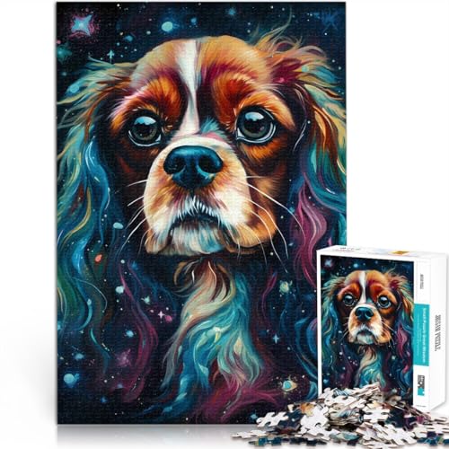 Anspruchsvolles Spiel und Familienspaß Cavalier King Charles Span 2000-Teile-Puzzle für Erwachsene 70x100cm Gutes Geschenk von LGNBTGM