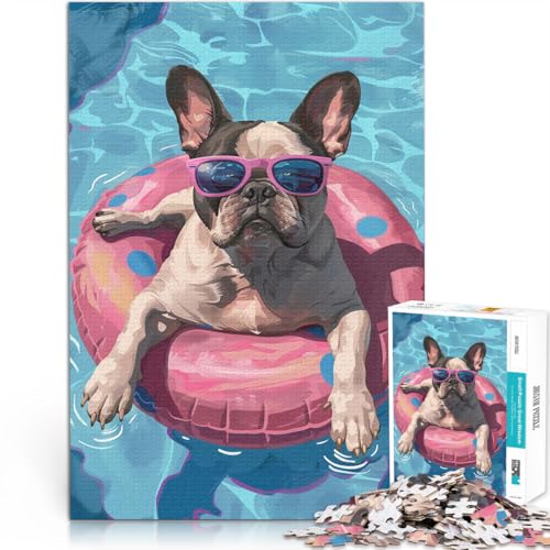 Anspruchsvolles Spiel und Familienspaß Der Coole Pool-Mops Puzzle 1000 Teile für Jugendliche 26x38cm Geburtstagsgeschenke Anspruchsvolles Spiel und Familienspaß Der Coole Pool-Mops Puzzle 1000 Teile für Jugendliche 26x38cm Geburtstagsgeschenke von LGNBTGM