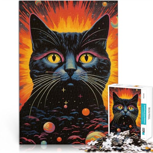 Anspruchsvolles Spiel und Familienspaß Fantasie-Katze Puzzle für Erwachsene mit 2000 Teilen 70x100cm für Heimdekoration Anspruchsvolles Spiel und Familienspaß Fantasie-Katze Puzzle für Erwachsene mit 2000 Teilen 70x100cm für Heimdekoration von LGNBTGM