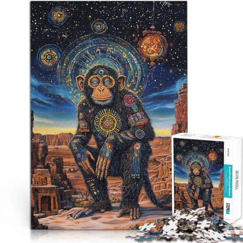Anspruchsvolles Spiel und Familienspaß Fantasy-Affenkunst 2000 Teenager-Teile-Puzzle 70x100cm Geburtstagsgeschenk ab 14 Jahren von LGNBTGM