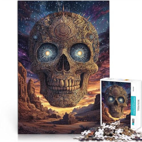 Anspruchsvolles Spiel und Familienspaß Farbiger Totenkopf Teenager-Puzzle 2000 Teile 70x100cm Perfekte Dekoration für und ab 14 Jahren von LGNBTGM