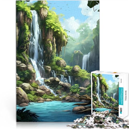 Anspruchsvolles Spiel und Familienspaß Landschaftskunst Puzzle für Erwachsene mit 1000 Teilen 26x38cm Verbessern Sie das Gedächtnis von LGNBTGM