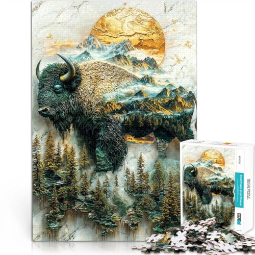 Anspruchsvolles Spiel und Familienspaß Wächter der Wildnis Puzzle für Erwachsene mit 1000 Teilen 26x38cm Gutes Geschenk von LGNBTGM