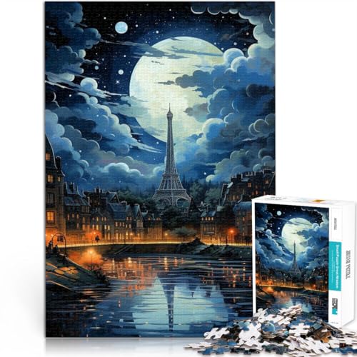 Anspruchsvolles Spiel und Familienspaß wundervolle Nacht 1000-teilige Puzzles für Erwachsene 26x38cm Tolles Geschenk für Spiele von LGNBTGM