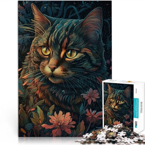 DIY-Spielzeug Abstrakte Katze 1000-teiliges Teenager-Puzzle 26x38cm eignet ganze Familie für ab 14 Jahren DIY-Spielzeug Abstrakte Katze 1000-teiliges Teenager-Puzzle 26x38cm eignet ganze Familie für ab 14 Jahren von LGNBTGM