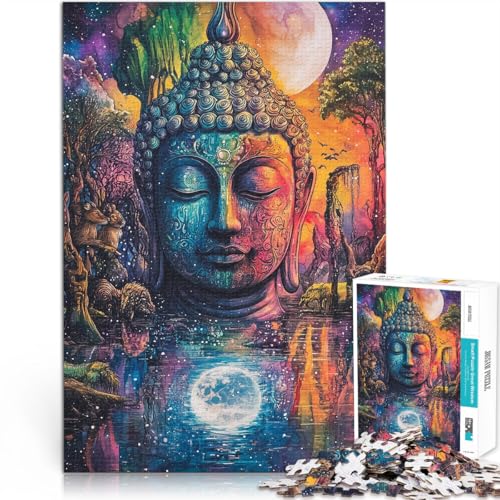 DIY-Spielzeug Bunte Buddha-Statue Teenager-Puzzle 1000 Teile 26x38cm denn eignet ganze Familie ab 14 Jahren DIY-Spielzeug Bunte Buddha-Statue Teenager-Puzzle 1000 Teile 26x38cm denn eignet ganze Familie ab 14 Jahren von LGNBTGM