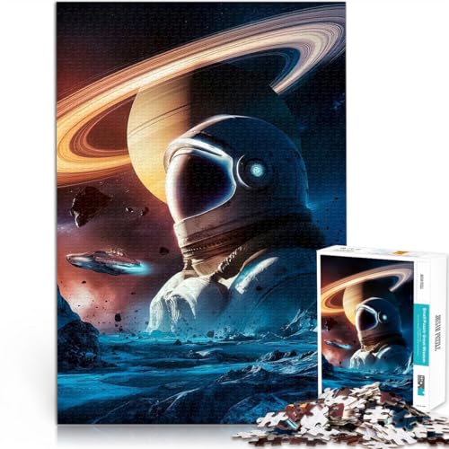 DIY-Spielzeug Fantasy-Astronaut Teenager 1000 Teile Puzzle 70x100cm Lustige Aktivitäten für zu Hause, Geburtstagsgeschenk, Reisegeschenk, Geeignet ab 14 Jahren von LGNBTGM