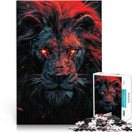 DIY-Spielzeug Teufel König der Löwen Teenager 1000 Teile Puzzle 26x38cm mit vollständig ineinander greifenden, zufällig geformten Teilen für ab 14 Jahren DIY-Spielzeug Teufel König der Löwen Teenager 1000 Teile Puzzle 26x38cm mit vollständig ineinander greifenden, zufällig geformten Teilen für ab 14 Jahren von LGNBTGM