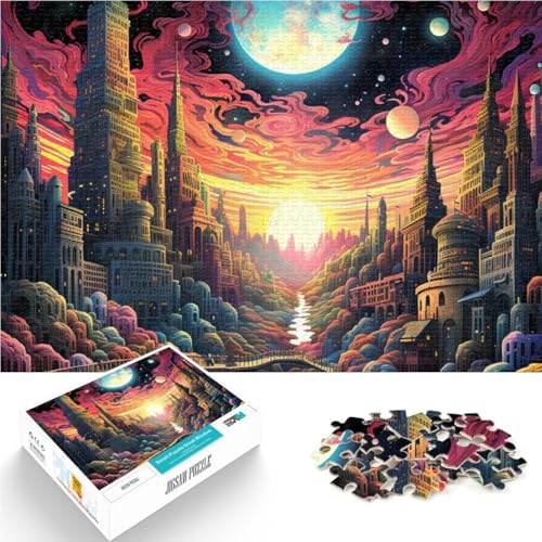 DIY-Spielzeug Trippy City – Kosmische Stadtlandschaften Teenager-Puzzle 1000 Teile 50x75cm Wunschliste mit dem Weihnachtsmann für ab 14 Jahren DIY-Spielzeug Trippy City – Kosmische Stadtlandschaften Teenager-Puzzle 1000 Teile 50x75cm Wunschliste mit dem Weihnachtsmann für ab 14 Jahren von LGNBTGM