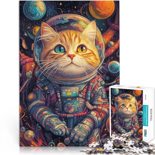 DIY-Spielzeug Vintage-Katze 1000-teiliges Puzzle für Teenager 26x38cm Wanddekoration Einzigartige Geburtstags ab 14 Jahren DIY-Spielzeug Vintage-Katze 1000-teiliges Puzzle für Teenager 26x38cm Wanddekoration Einzigartige Geburtstags ab 14 Jahren von LGNBTGM