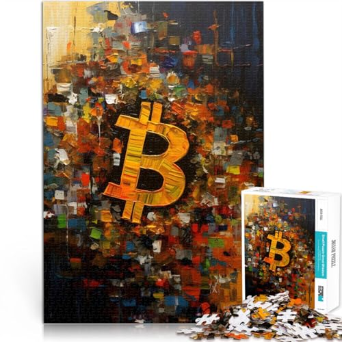 Dekomprimierendes intellektuelles Lernspielzeug Abstraktes Bitcoin-Symbol 1000-teilige Puzzles für Teenager 26x38cm EIN Kunstwerk Dekomprimierendes intellektuelles Lernspielzeug Abstraktes Bitcoin-Symbol 1000-teilige Puzzles für Teenager 26x38cm EIN Kunstwerk von LGNBTGM
