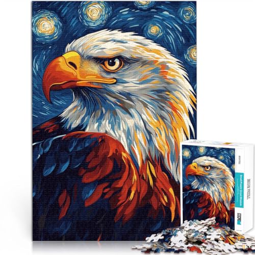 Dekomprimierendes intellektuelles Lernspielzeug Adler in der Sternennacht Puzzle 1000 Teile für Teenager 70x100cm Heimdekoration Dekomprimierendes intellektuelles Lernspielzeug Adler in der Sternennacht Puzzle 1000 Teile für Teenager 70x100cm Heimdekoration von LGNBTGM