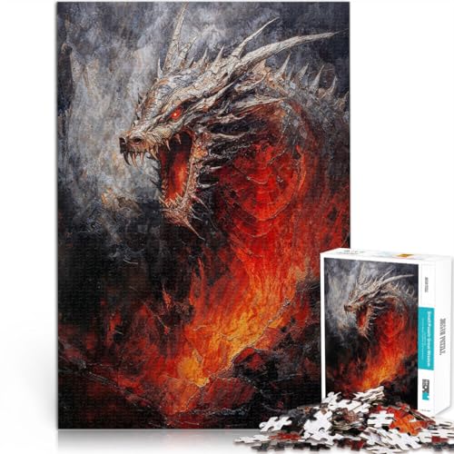 Dekomprimierendes intellektuelles Lernspielzeug Drachen 1000-Teile-Puzzle für Teenager 70x100cm Tolles Geschenk für Spiele für und ab 14 Jahren Dekomprimierendes intellektuelles Lernspielzeug Drachen 1000-Teile-Puzzle für Teenager 70x100cm Tolles Geschenk für Spiele für und ab 14 Jahren von LGNBTGM