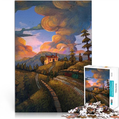 Dekomprimierendes intellektuelles Lernspielzeug Feld 1000-teiliges Puzzle für Teenager 50x75cm Geburtstagsgeschenke für ab 14 Jahren von LGNBTGM