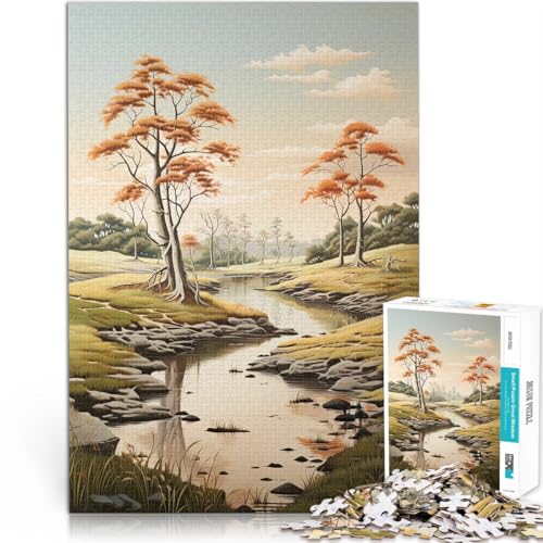 Dekomprimierendes intellektuelles Lernspielzeug Flusslandschaftskunst Puzzle für Erwachsene 1000 Teile 26x38cm Geschenkideen Dekomprimierendes intellektuelles Lernspielzeug Flusslandschaftskunst Puzzle für Erwachsene 1000 Teile 26x38cm Geschenkideen von LGNBTGM