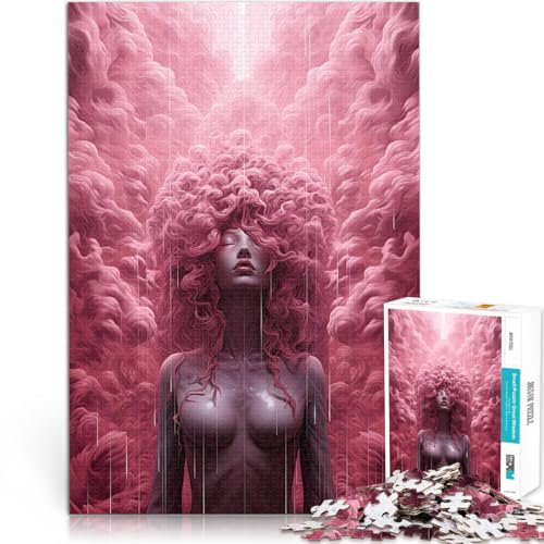 Dekomprimierendes intellektuelles Lernspielzeug Rosa Rauschen Teenager 2000-teiliges Puzzle 70x100cm Geschenkideen von LGNBTGM