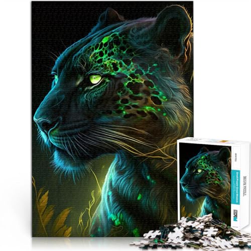 Dekomprimierendes intellektuelles Lernspielzeug Schwarzer Panther Teenager 1000-teiliges Puzzle 70x100cm Gutes Geschenk Dekomprimierendes intellektuelles Lernspielzeug Schwarzer Panther Teenager 1000-teiliges Puzzle 70x100cm Gutes Geschenk von LGNBTGM
