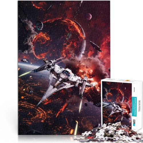 Dekomprimierendes intellektuelles Lernspielzeug Weltraumkrieg Puzzle für Erwachsene 1000 Teile 50x75cm Tolles Geschenk für Spiele von LGNBTGM