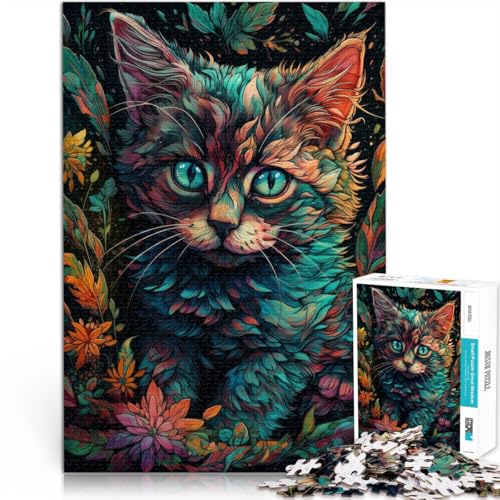 Denkspiel Abstrakte Katze 1000-teiliges Puzzle für Erwachsene 26x38cm Lustige Aktivitäten für zu Hause, Geburtstagsgeschenk, Reisegeschenk, für ab 14 Jahren Denkspiel Abstrakte Katze 1000-teiliges Puzzle für Erwachsene 26x38cm Lustige Aktivitäten für zu Hause, Geburtstagsgeschenk, Reisegeschenk, für ab 14 Jahren von LGNBTGM