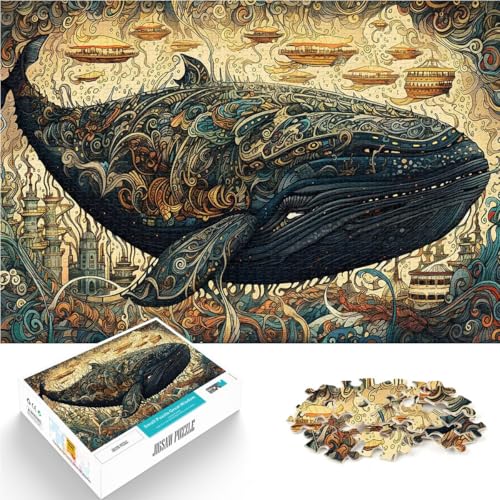 Denkspiel Abstraktes Gemälde Wal 1000-teiliges Teenager-Puzzle 26x38cm Lustige Aktivitäten für zu Hause, Geburtstagsgeschenk, Reisegeschenk, Geeignet ab 14 Jahren Denkspiel Abstraktes Gemälde Wal 1000-teiliges Teenager-Puzzle 26x38cm Lustige Aktivitäten für zu Hause, Geburtstagsgeschenk, Reisegeschenk, Geeignet ab 14 Jahren von LGNBTGM