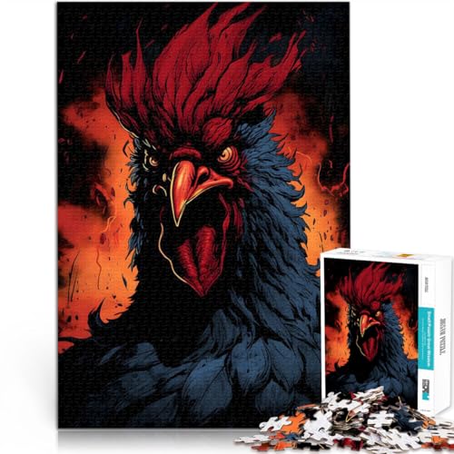 Denkspiel Badass Hahn 1000-Teile-Puzzle für Erwachsene 38x52cm denn eignet ganze Familie ab 14 Jahren Denkspiel Badass Hahn 1000-Teile-Puzzle für Erwachsene 38x52cm denn eignet ganze Familie ab 14 Jahren von LGNBTGM