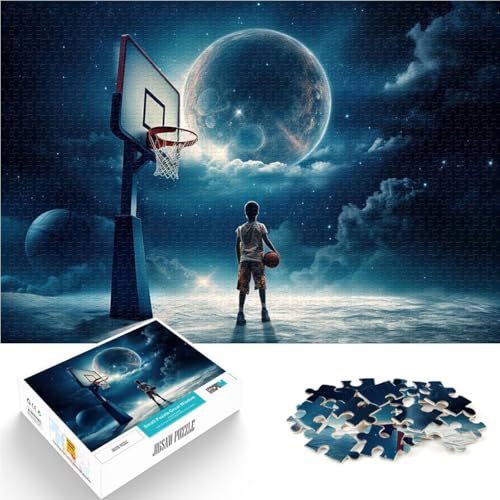 Denkspiel Basketball Space Dreams 1000-teilige Puzzles für Teenager 70x100cm Geschenke für Freunde und Familie für und ab 14 Jahren Denkspiel Basketball Space Dreams 1000-teilige Puzzles für Teenager 70x100cm Geschenke für Freunde und Familie für und ab 14 Jahren von LGNBTGM