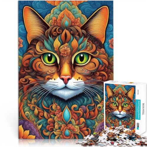 Denkspiel Bezaubernde Katzenwelt 1000-teilige Puzzles für Erwachsene 50x75cm Angebot als Geschenk für die ganze Familie ab 14 Jahren Denkspiel Bezaubernde Katzenwelt 1000-teilige Puzzles für Erwachsene 50x75cm Angebot als Geschenk für die ganze Familie ab 14 Jahren von LGNBTGM