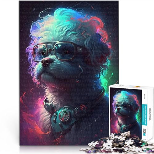 Denkspiel Bichon Frisé Bezaubernd Puzzle für Erwachsene mit 1000 Teilen 70x100cm Tolle Geschenke und Spielzeuge Geeignet ab 14 Jahren Denkspiel Bichon Frisé Bezaubernd Puzzle für Erwachsene mit 1000 Teilen 70x100cm Tolle Geschenke und Spielzeuge Geeignet ab 14 Jahren von LGNBTGM