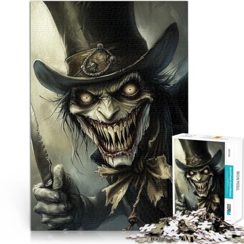 Denkspiel Böser Mörder 1000-teiliges Puzzle für Erwachsene 70x100cm denn eignet ganze Familie ab 14 Jahren von LGNBTGM