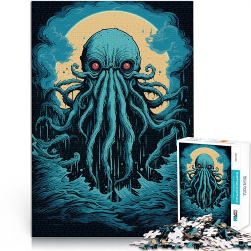 Denkspiel Cthulhu Rising 1000-teiliges Teenager-Puzzle 70x100cm eignet ganze Familie für ab 14 Jahren von LGNBTGM