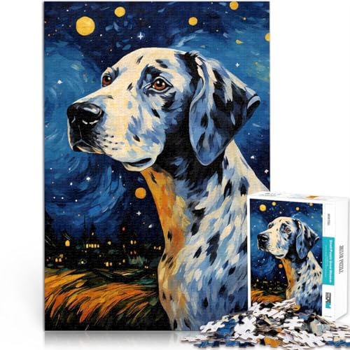 Denkspiel Dalmatiner Hund Sternennacht 1000-teilige Puzzles für Teenager 26x38cm Wunschliste mit dem Weihnachtsmann für ab 14 Jahren Denkspiel Dalmatiner Hund Sternennacht 1000-teilige Puzzles für Teenager 26x38cm Wunschliste mit dem Weihnachtsmann für ab 14 Jahren von LGNBTGM