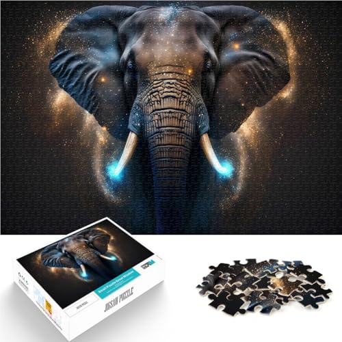 Denkspiel Elefantenporträt Leuchtend 1000-Teile-Puzzle für Erwachsene 50x75cm Wunschliste mit dem Weihnachtsmann für ab 14 Jahren Denkspiel Elefantenporträt Leuchtend 1000-Teile-Puzzle für Erwachsene 50x75cm Wunschliste mit dem Weihnachtsmann für ab 14 Jahren von LGNBTGM